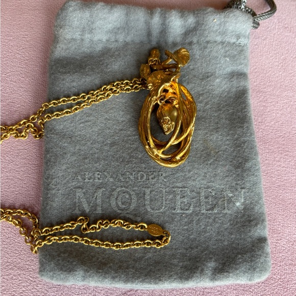 Rare Alexander McQueen Skull Necklace - Picture 8 of 9